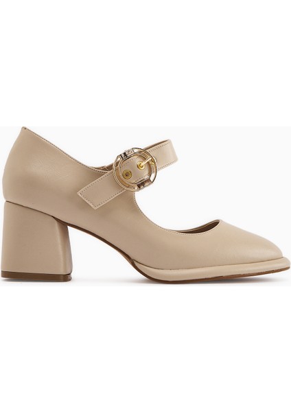 Nana Bej Tokalı Topuklu Kadın Ayakkabı fiyatları