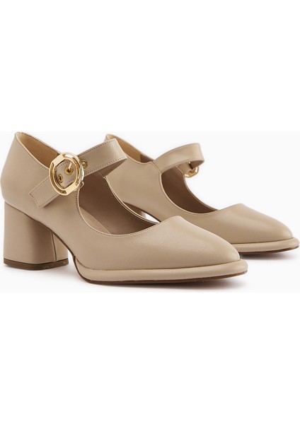 Nana Bej Tokalı Topuklu Kadın Ayakkabı fırsatları