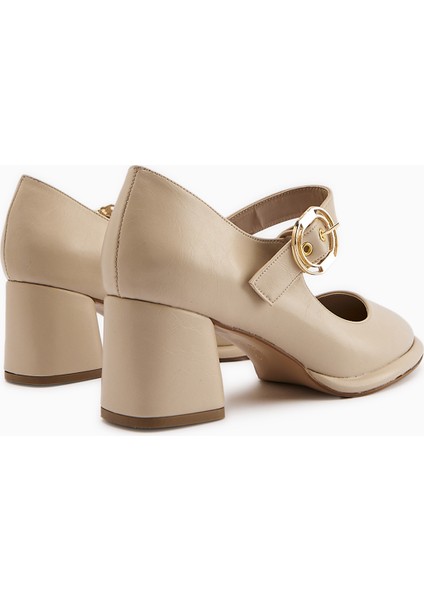 Nana Bej Tokalı Topuklu Kadın Ayakkabı indirimleri
