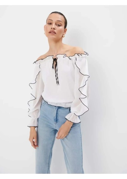 Mazida Standart Boy Regular Fit Siyah Renk Bluz