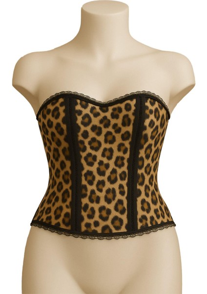 Leopar Mı Emay 9155 F Fırfırlı Terletici Büstiyer