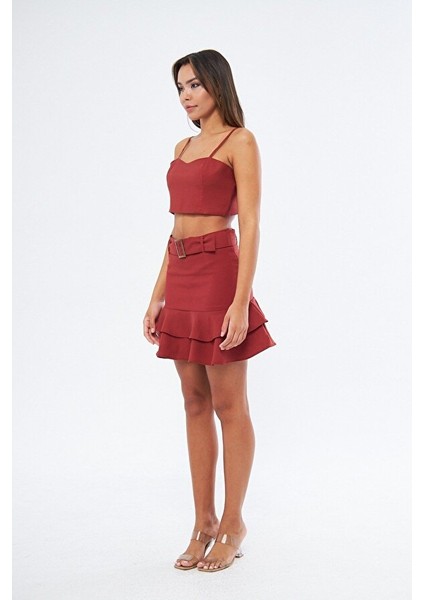 Lauma Mini Boy Regular Fit Kiremit Renk Etek