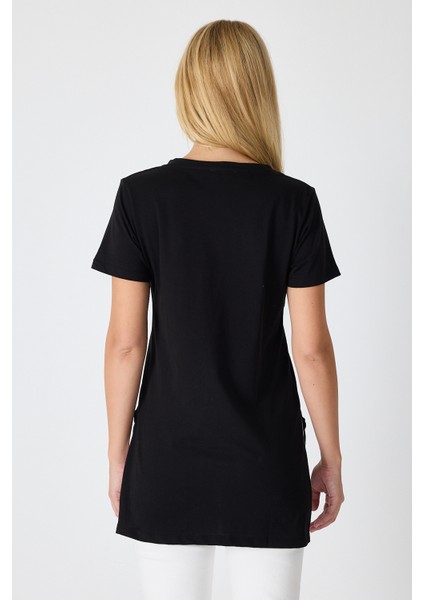 Kadın Uzun V Yaka Tunik 2998 indirimleri