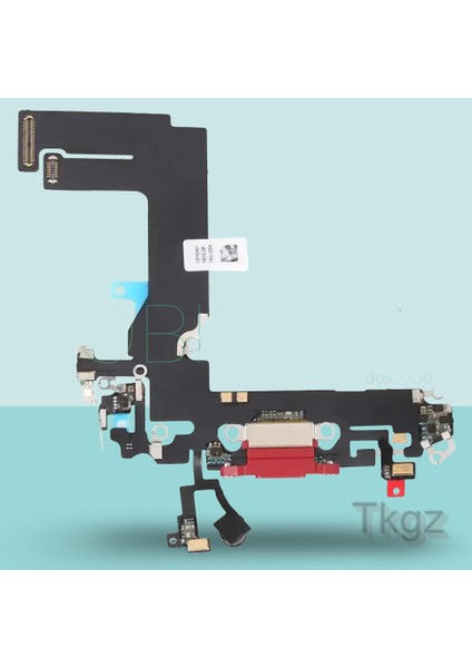 Apple İphone 13 MİNİ Full Şarj Soketi Filmi FLEX Orjinal (KIRMIZI)