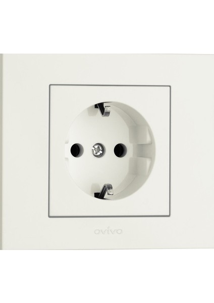 15 Adet Grano Beyaz Topraklı Priz Çerçeve Dahil 15'li Paket / Setdir fiyatları