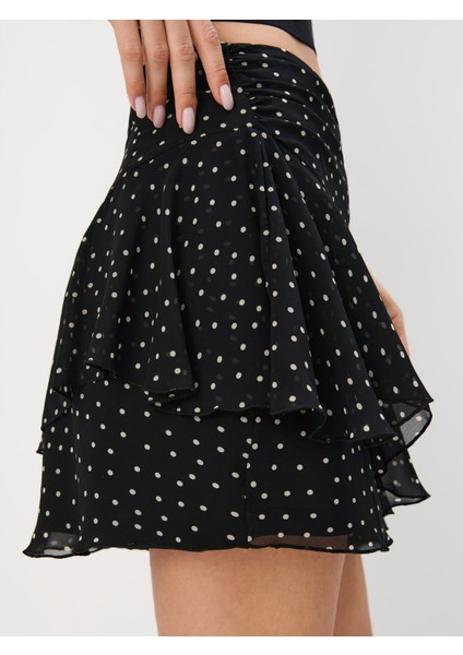 Emery Mini Boy Regular Fit Siyah Renk Etek modelleri