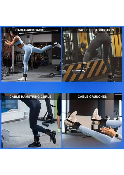 Ayak Kayışı Ankle Strap Bilek Kayışı Ayak Kayışı Fitness Çekiş Aparatı Direnç Ayak Çekme Aparatı indirimleri
