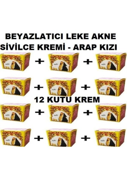 Gece Gündüz Kremi Pembe 12 Adet