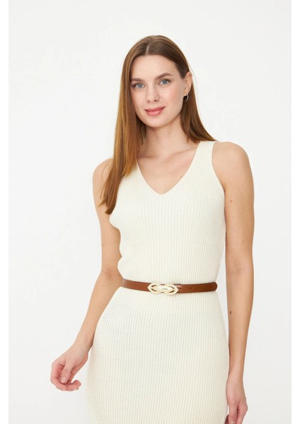 Trace Kahverengi̇ Renk Kemer