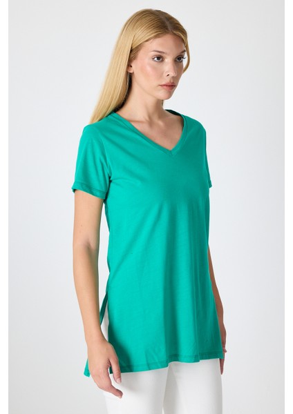 Kadın Uzun V Yaka Tunik 2998 fiyatları