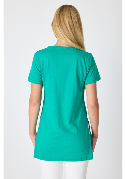 Kadın Uzun V Yaka Tunik 2998 indirimleri