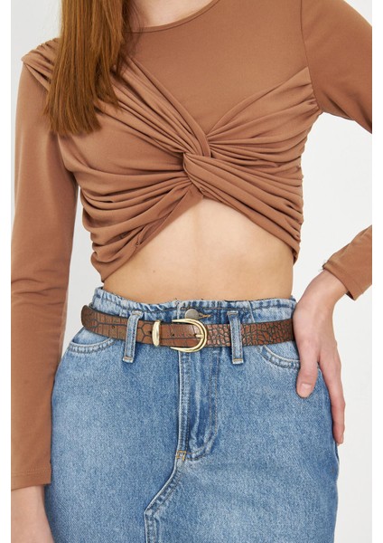 Jolly Kahverengi̇ Renk Kemer modelleri