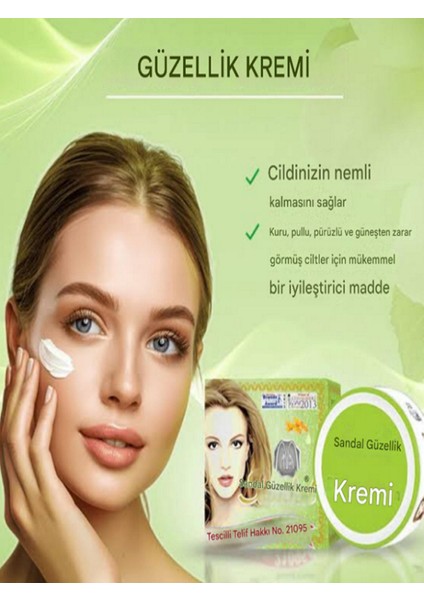 Yüz Beyazlatıcı Krem Yüz Beyazlatma Cilt Sakinleştirici Ten Yumuşatıcı Krem Güzellik Kremi 25GR