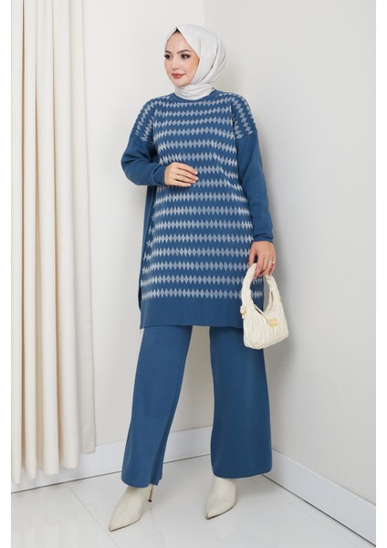 Simli Triko Tunik Pantolon Takım fiyatları