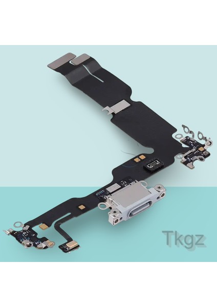 Apple İphone 15 PLUS Full Şarj Soketi Filmi FLEX Orjinal (MAVİ)