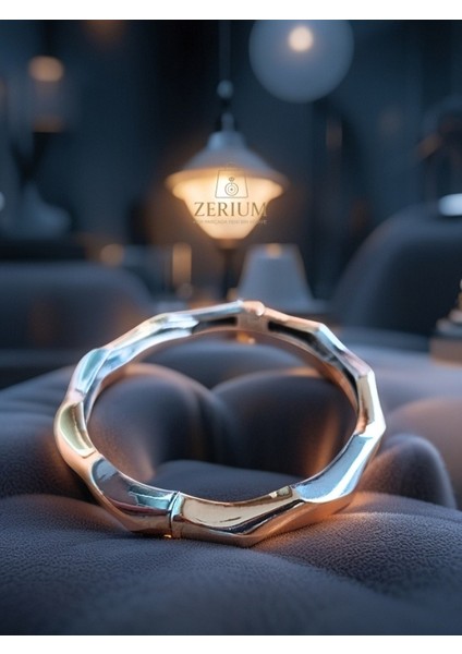 Modern Rose-Silver Eklem Bileklik