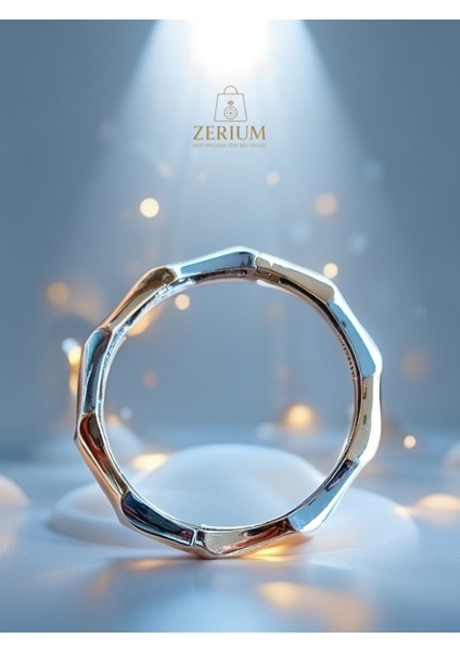 Modern Rose-Silver Eklem Bileklik