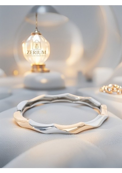 Modern Rose-Silver Eklem Bileklik