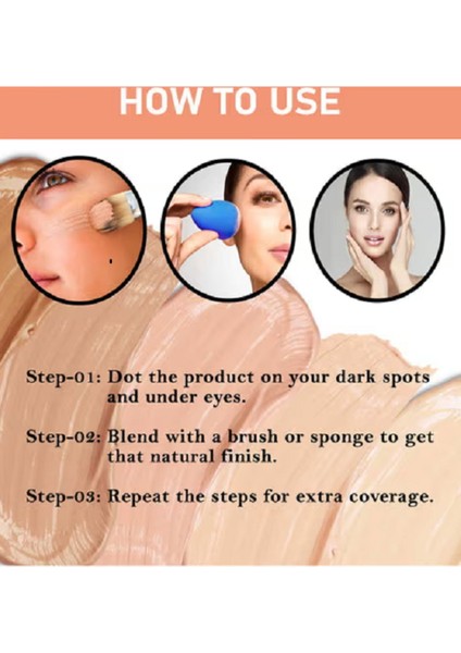Concealer Palet Profesyonel Porselen Bölgesel Gölgelendirme Kapatıcı Palet + Sünger + Fırça Set modelleri