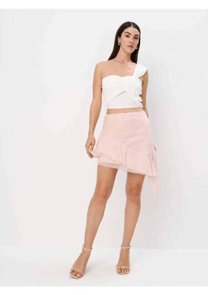 Emery Mini Boy Regular Fit Pudra Renk Etek