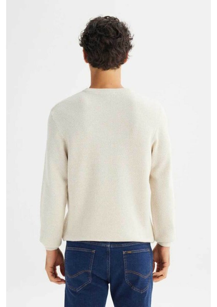 Triko Ekru Erkek Kazak L2520364104 indirimleri