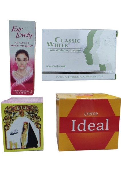 Yüz Lekeleri Bakım Seti Krem Fair Lovely Krem Classic White Sabun Arap Kızı Krem