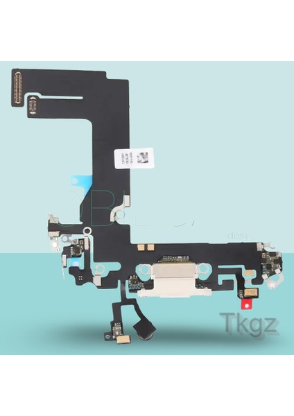 Apple İphone 13 MİNİ Full Şarj Soketi Filmi FLEX Orjinal (BEYAZ)