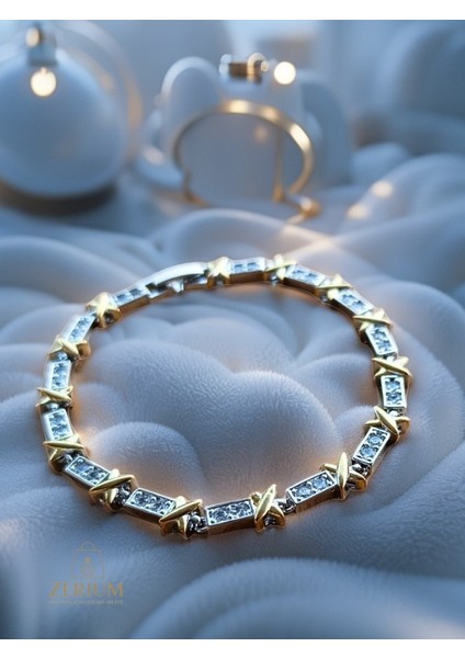 Zarif Yıldız Parıltısı Gold Renk Şık Bileklik indirimleri