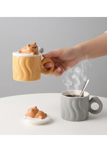 Tembel Ayıcık Temalı Seramik Kupa