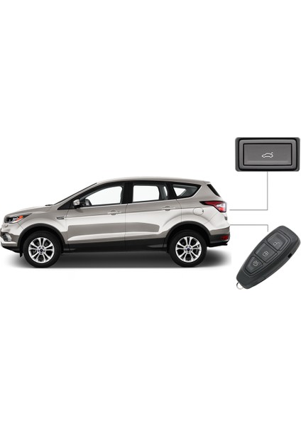 Ford Kuga 2016-2019 Elektrikli Bagaj Sistemi (Çift Motorlu)