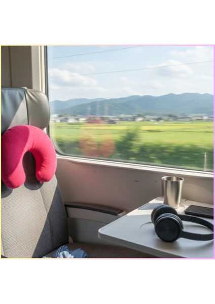 Polar Araç Boyun Yastığı 35X28 cm | Araba Uçak Otobüs Ev ve Ofis Seyahat Yolculuk Yastığı modelleri