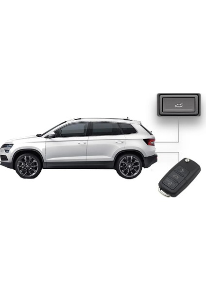 Skoda Karoq Elektrikli Bagaj Sistemi (Çift Motorlu)