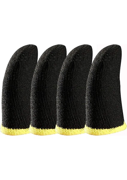 E-Spor Parmak Eldivenleri 4'lü - Pubg Oyun Eldiveni Ter Geçirmez 2 Çift - 4 Parmaklık