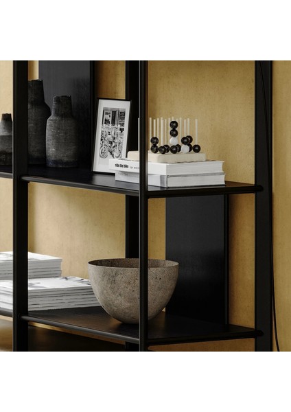 Jattesta Açık Raf Ünitesi Siyah 120 x 85 cm fırsatları