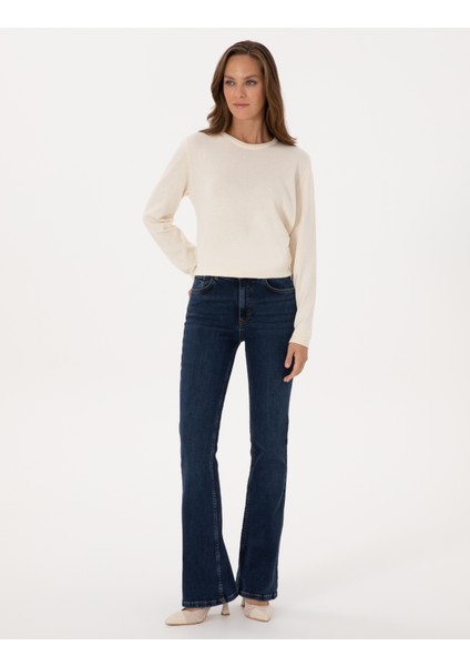 Kadın Lacivert Jean Pantolon 50318199-VR033 modelleri