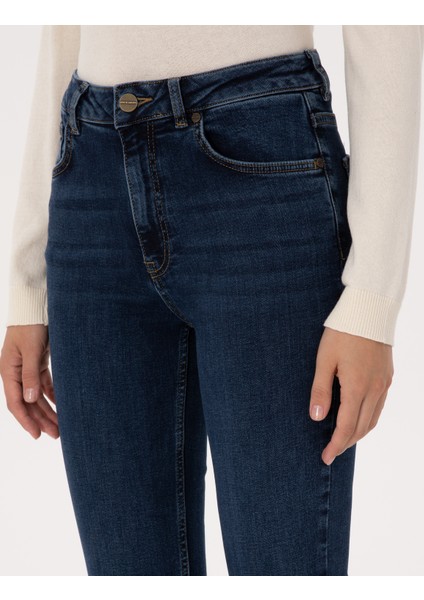 Kadın Lacivert Jean Pantolon 50318199-VR033 indirimleri