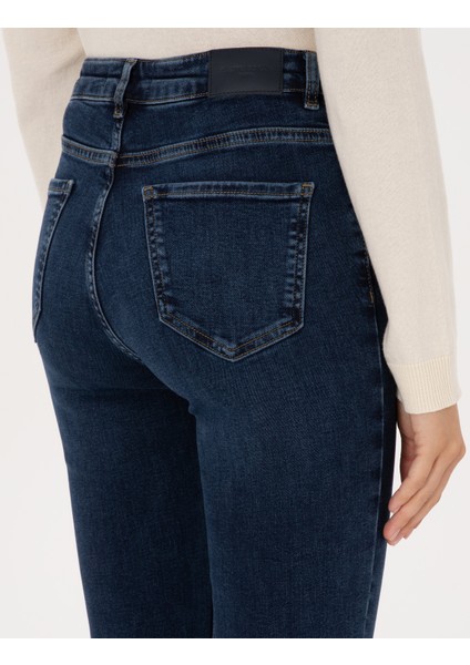 Kadın Lacivert Jean Pantolon 50318199-VR033