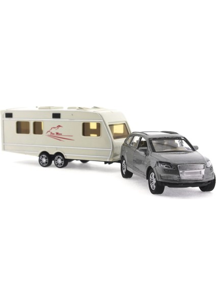 Gri Metal Araçlı Karavan MK1021
