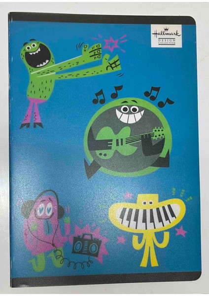 A4 60 Yaprak Kareli Pp Kapak Dikişli Defter