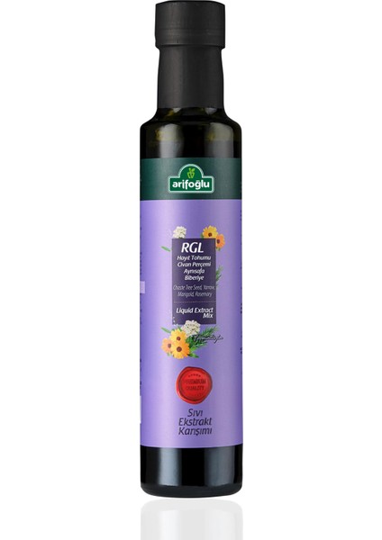 Rgl (Civan Perçemi-Hayıt Tohumu-Aynı Safa-Biberiye) Ekstraktı 225 ml fiyatları