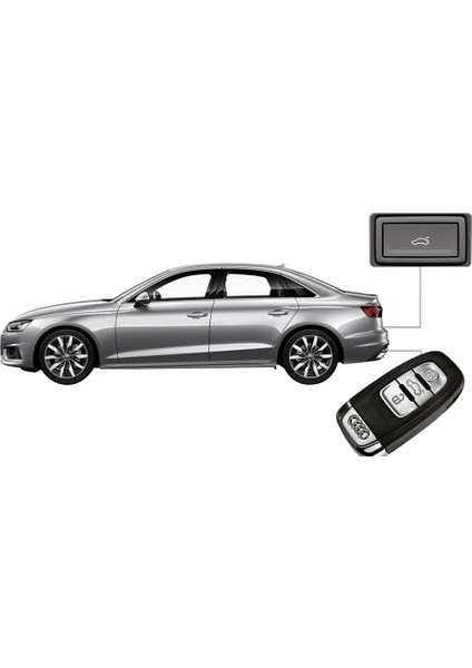 Audi A4L 2017-2024 Elektrikli Bagaj Sistemi (Çift Motorlu)