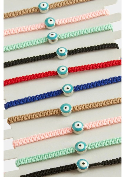 Nazar Makrome Örgülü Bileklik