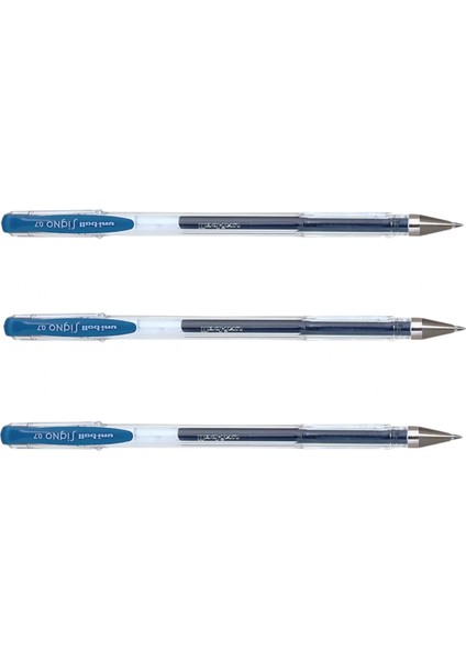 Uniball Signo Fine 0.7 Jel Kalem Açık Mavi ( Üç Adet )