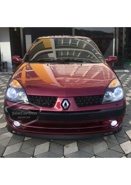 Renault Clio 2 Symbol Hb&sedan 1998-2008 Uyumlu Üniversal Laguna Lip Esnek Ön Lip 2 Parça Tampon Altı Dil Karlık Ön Ek