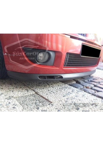 Renault Clio 2 Symbol Hb&sedan 1998-2008 Uyumlu Üniversal Laguna Lip Esnek Ön Lip 2 Parça Tampon Altı Dil Karlık Ön Ek