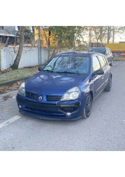 Renault Clio 2 Symbol Hb&sedan 1998-2008 Uyumlu Üniversal Laguna Lip Esnek Ön Lip 2 Parça Tampon Altı Dil Karlık Ön Ek