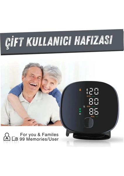 Sesli Dijital Bilek Tansiyon Aleti – Akıllı Dokunmatik Lcd, Şarj Edilebilir ve Ev Tipi fırsatları