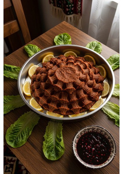 Çiğ Köfte Sinisi - Paslanmaz Çelik 40 cm – Derin Orta Boy Yuvarlak Tepsi fiyatları