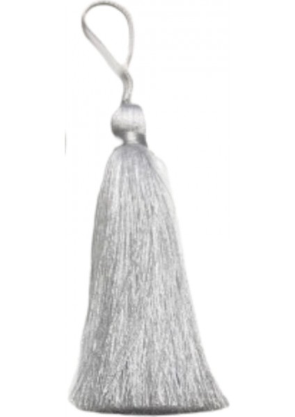 Püskül Tekli 10 cm 1 Adet Beyaz