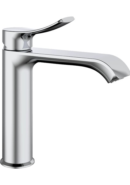 | Valtemo Krom Lavabo Bataryası – Pirinç Gövde, Seramik Kartuş